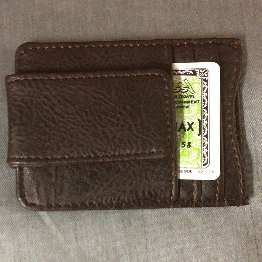 🌟 Magnetic money clip-Chocolate